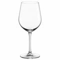 Calice da vino 500 ml in vetro trasparente - coppa ampia con stelo lungo