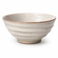 Ciotola in ceramica 18 cm beige effetto rustico per cereali e zuppe